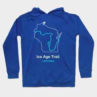 Route Map of the Ice Age Trail Hoodie